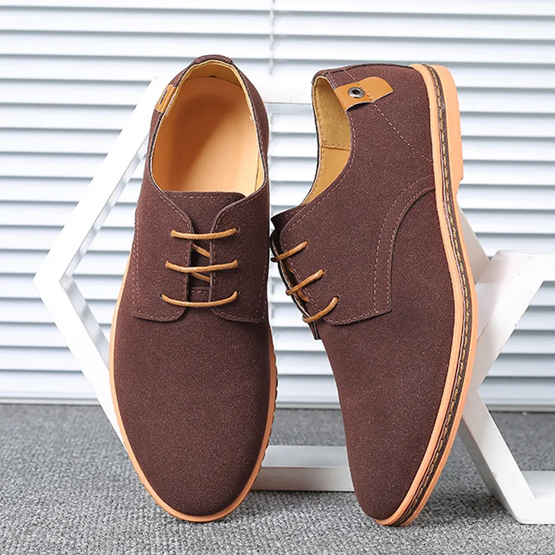 Pig Suede Business Shoes Men 2023 Elegant New Arrival Large Size38-48 Formal Shoes Man Spring Shoe