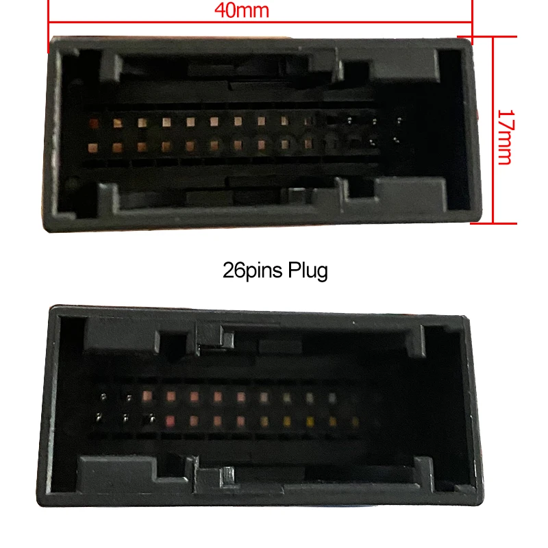 26PIN RGB decoder RGB to CVBS(AV)conversion box For Volkswagen Magotan/Passat/CC/Tiguan/Golf 6 original car camera