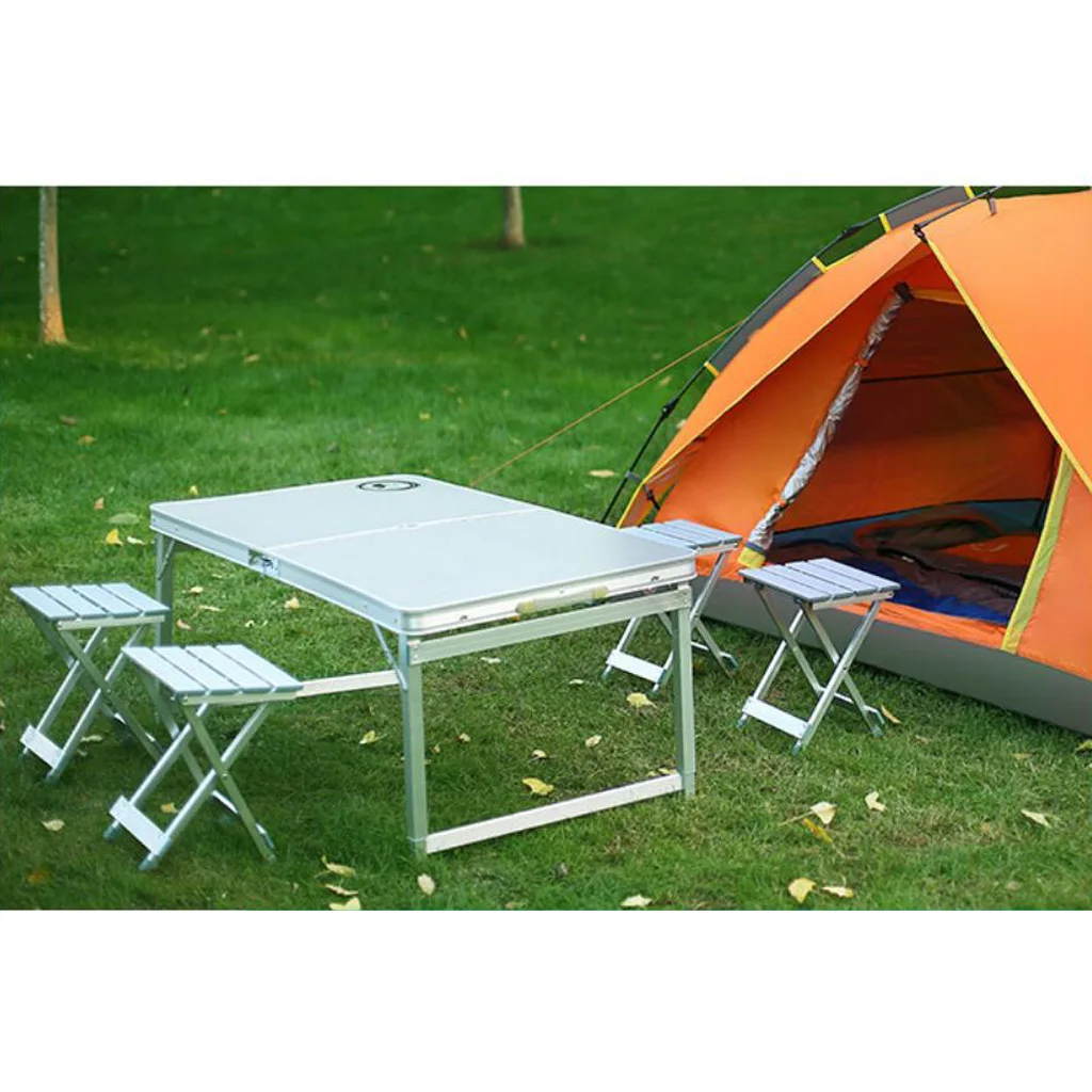 Ultralight Portable Aluminum Alloy Outdoor Folding Stool Fold Up Chair Outdoor Fishing Camping Tools for Outside Heavy Duty