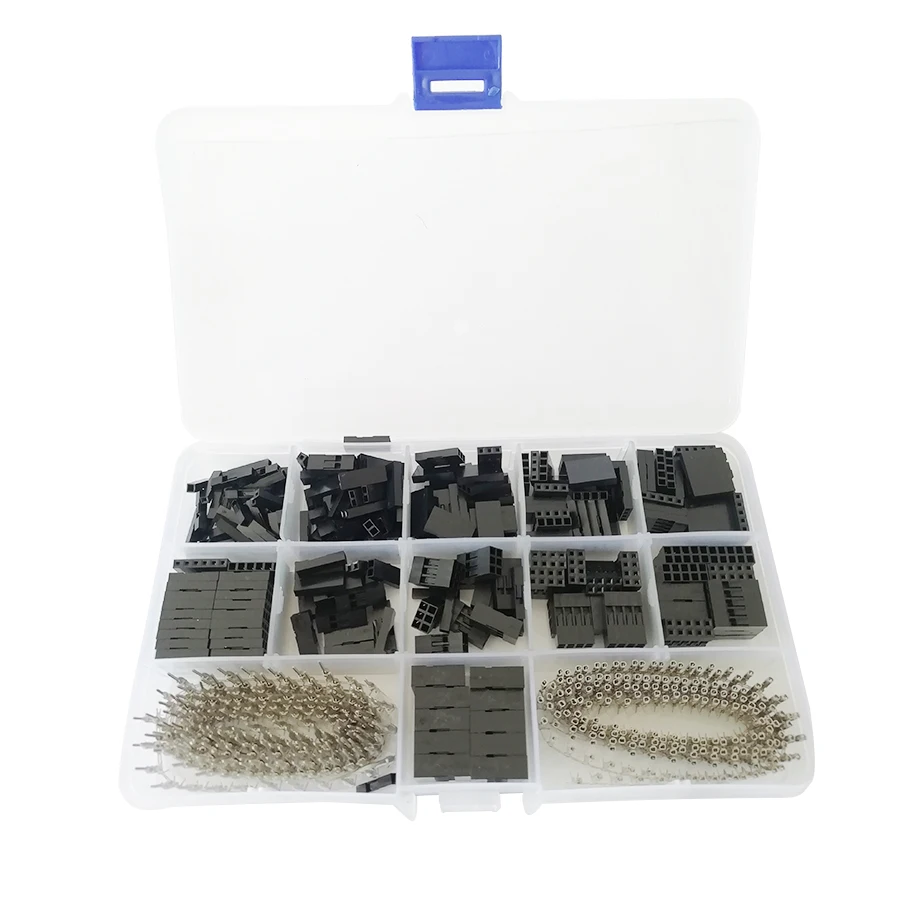 620PC Male Female Dupont Wire Jumper Pin Header Connector Housing Kit Crimp Pin