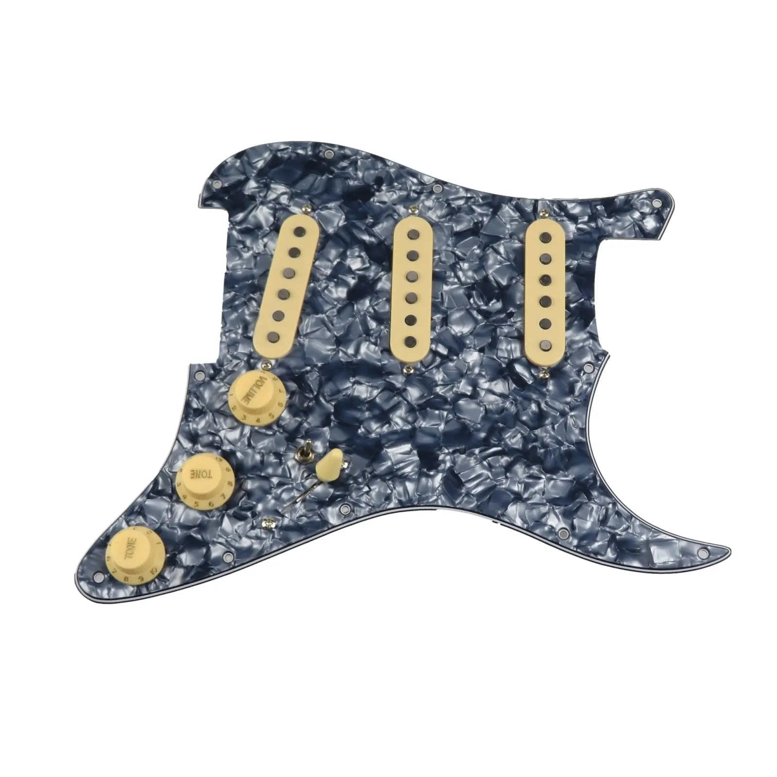 

Загруженные пикапы Pickguard, гитара Alnico 5, пикапы SSS с одной катушкой, пикапы/набор желтых крышек для пикапа