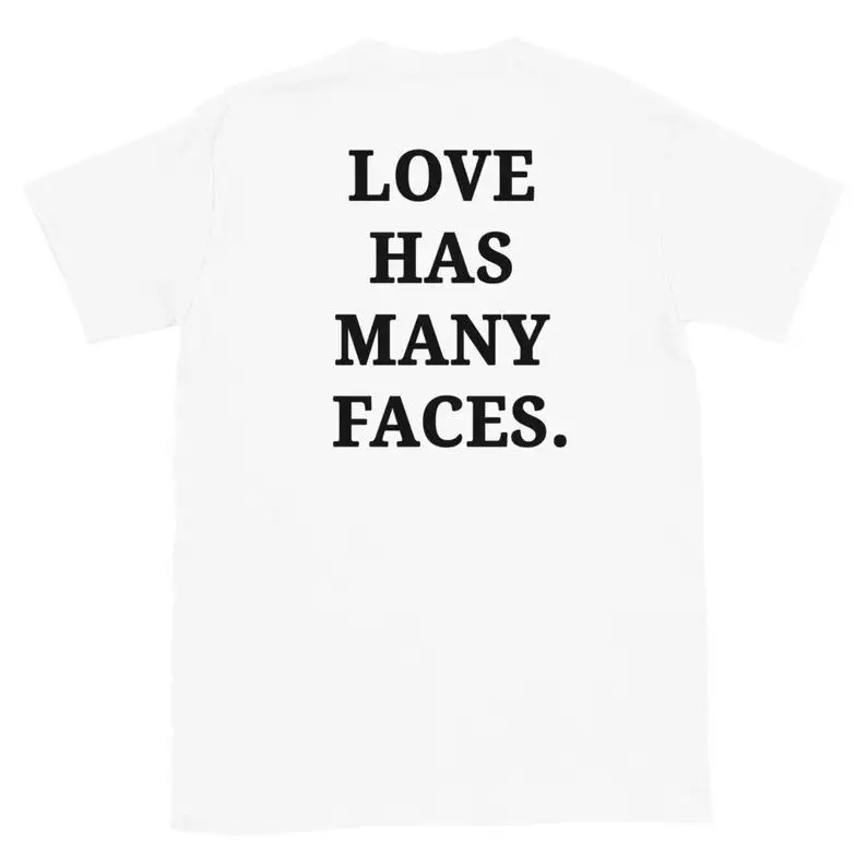 Skuggnas Love Has Many Faces Funny Graphic Cotton T shirt Summer Fashion Tumblr t shirts Popular Right Now Women Men Shirt