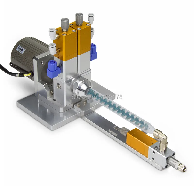 BY-105F Anti-drip electric stirring ab double liquid glue coating equipment dynamic mixing valve