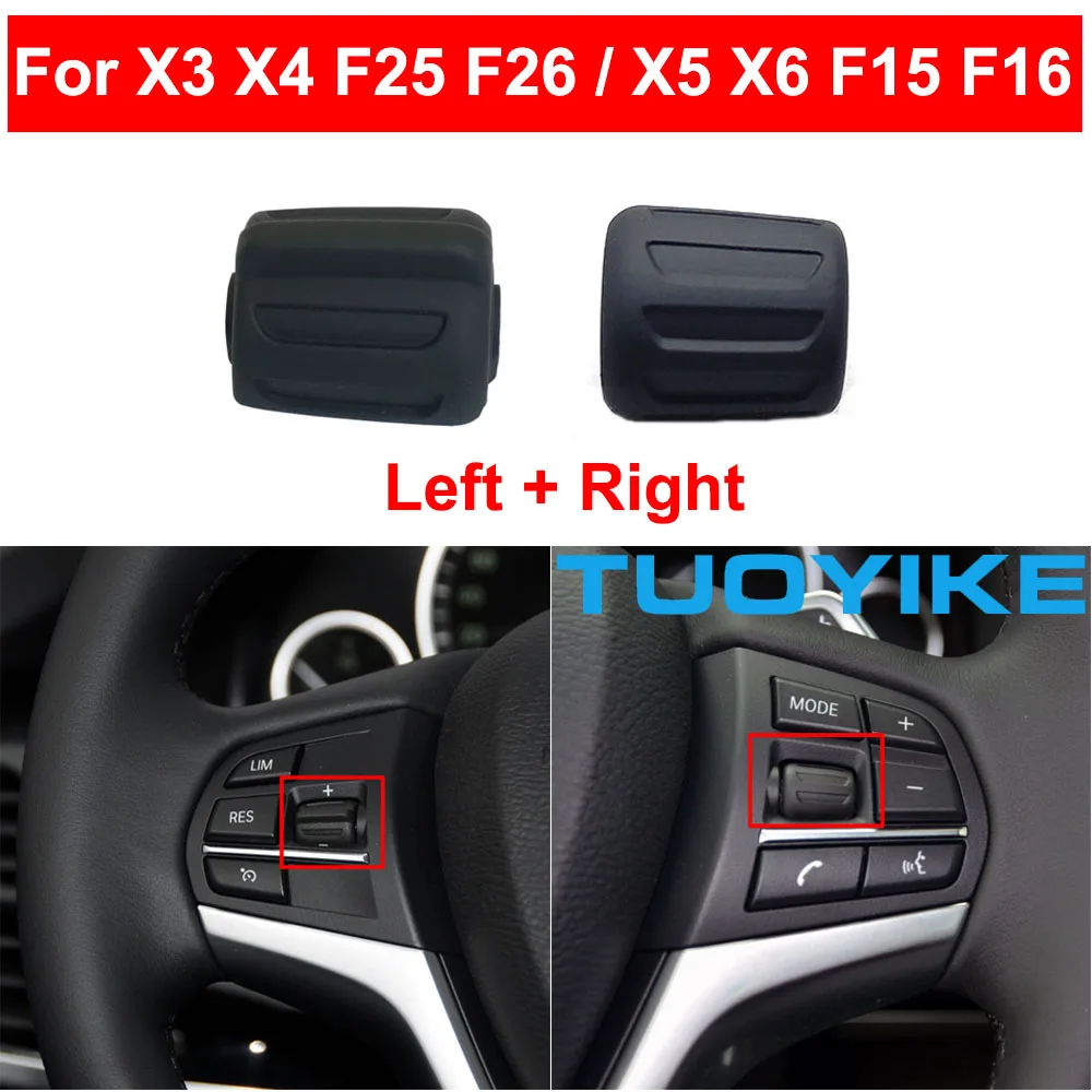 

Car Multi-function Steering Wheel Left Right Control Knob Button Interior Trim Replacement For BMW X3 X4 F25 F26 X5 X6 F15 F16