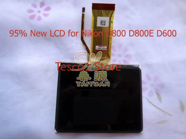 95% New LCD Screen Display For Nikon D800 D800E D600 D610 D4 With Backlight+Outer Screen