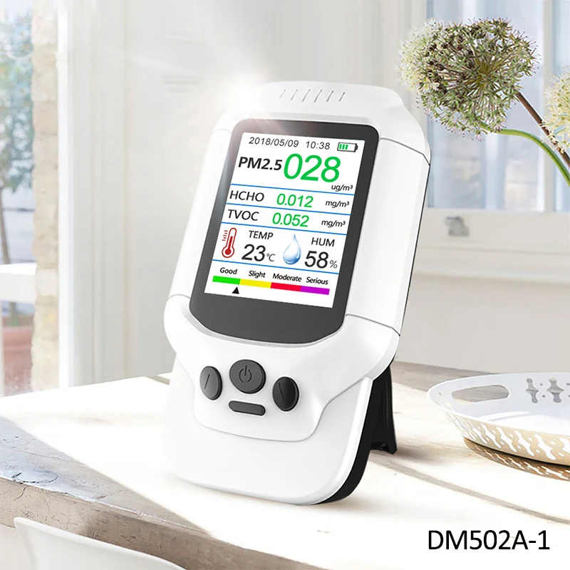 Imagem -03 - Portátil Ozone Medidor o3 Detector Qualidade do ar Detector Tvoc Pm2.5 Analyzer Sensor Detector de Gás Pm1.0 Pm10 05ppm o3 Tester
