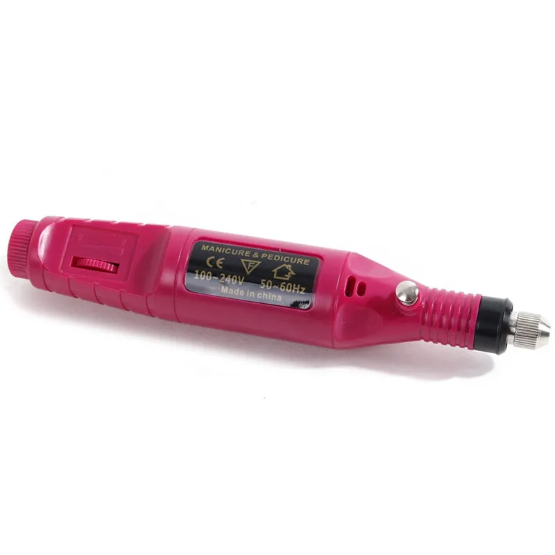 Torno uñas Máquina pulidora de uñas portátil, 30W, 20000RPM, lima de uñas eléctrica, pedicura, conjunto de herramientas para manicura, accesorios de uñas