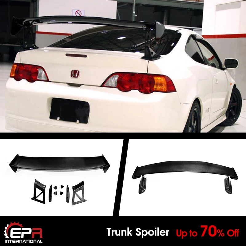 

For Honda 02-06 Integra DC5 Acura RSX MU Style Carbon Glossy Trunk Spoiler GT Wing Exterior accessories Kits