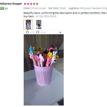 Creative Cartoon Signature Pens 50pcs Office Stationery #5