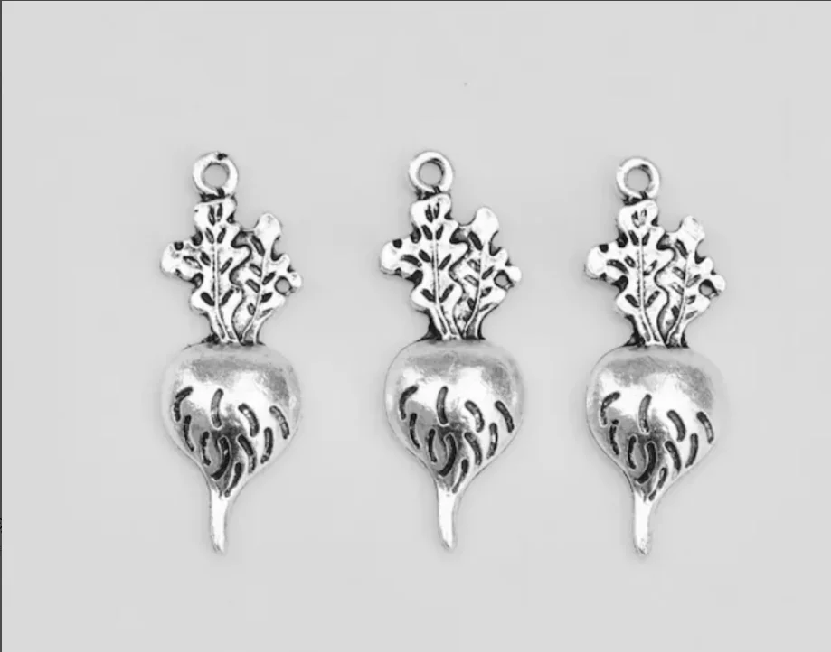 

150 pcs wholesale zinc alloy pendant vegetable radish pendant for Diy jewelry