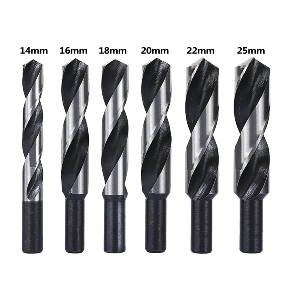 

Reduced Shank HSS Drill Bit Woodworking Hole ing Cutter 14mm Twist 14/16/18/20/22/25mm