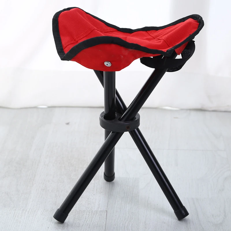 Outdoor Leisure Portable Folding Chair Three-Legged Stool Camping Travel Picnic Outdoor Activities Fishing Accessories