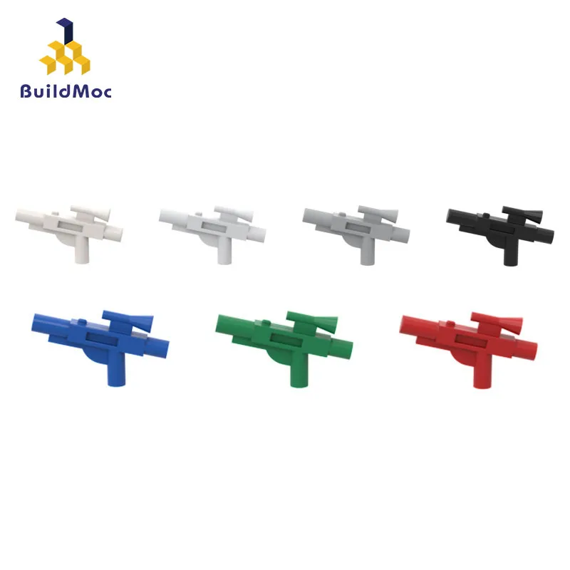 

10PCS MOC 58247 Minifig Gun Short Blaster Weapon Arms MOC Blaster Medium Building Block Spcial Brick Parts Toys for Children