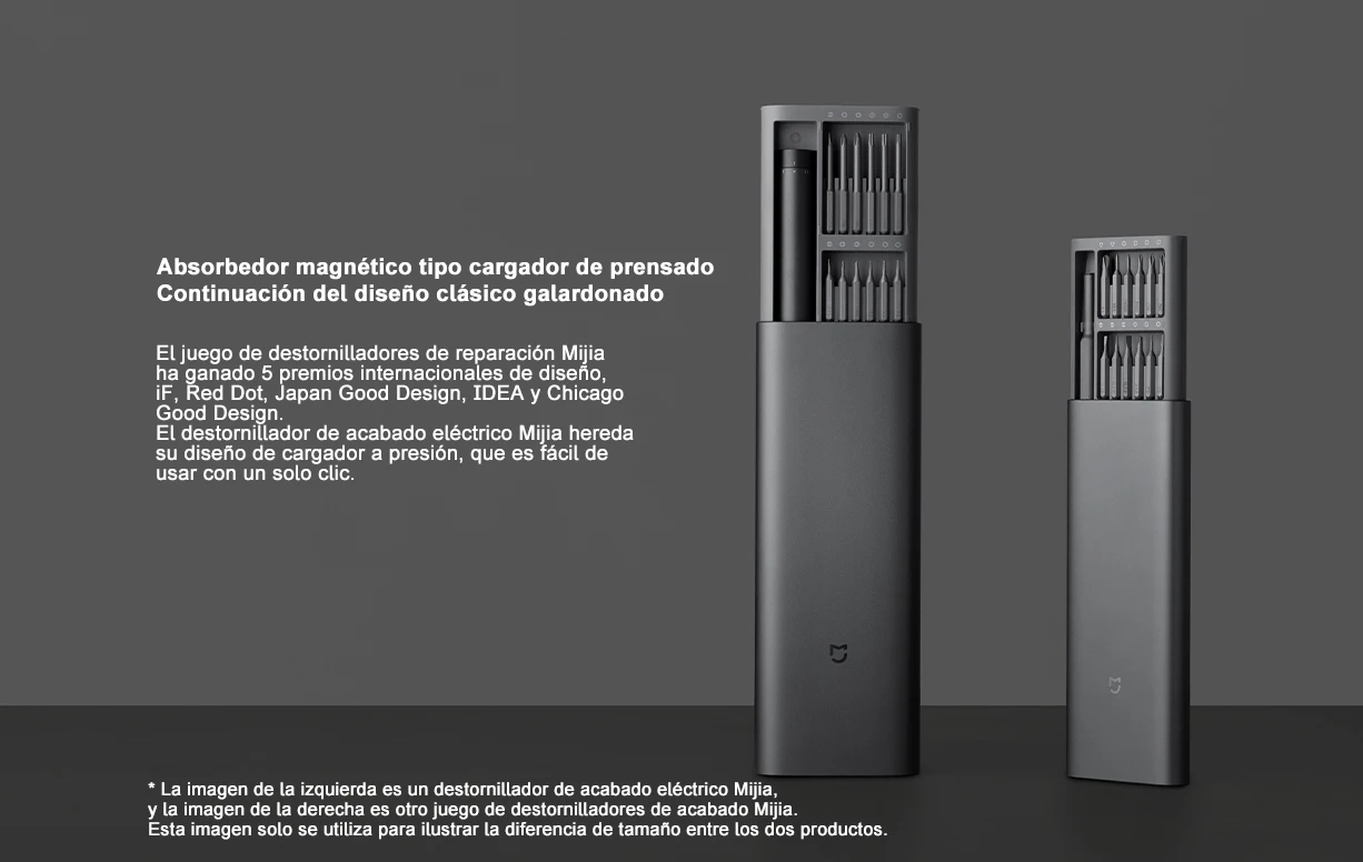 Xiaomi Mijia Elektrischer Präzisions-Schraubendreher, magnetisches Schraubendreher-Set, 2 Gänge Drehmoment, 400+ Schraube S2 Stahl Präzisionsbit – Detail 3
