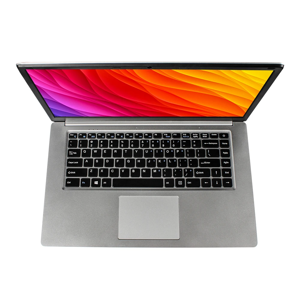 15.6 Inch Fingerprint Unlock Metal Laptop Portable Business Office PC Computer New Gaming Netbook Students SSD Netbook