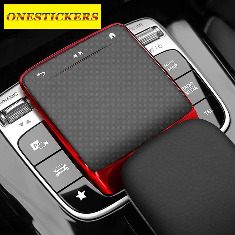 

For Mercedes Benz A B CLA GLE GLS GLB GLA Class W177 W247 C118 W167 X167 X247 H247 Car Center Console Mouse TPU Protector Cover