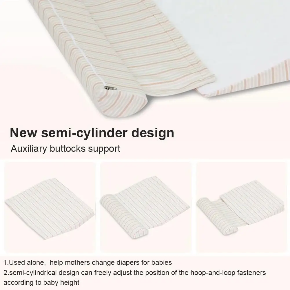 Baby Wedge Pillow Anti Baby Spit Milk Crib Cot Sleep Positioning Wedge Anti-Reflux Cushion Cotton Pad Mat