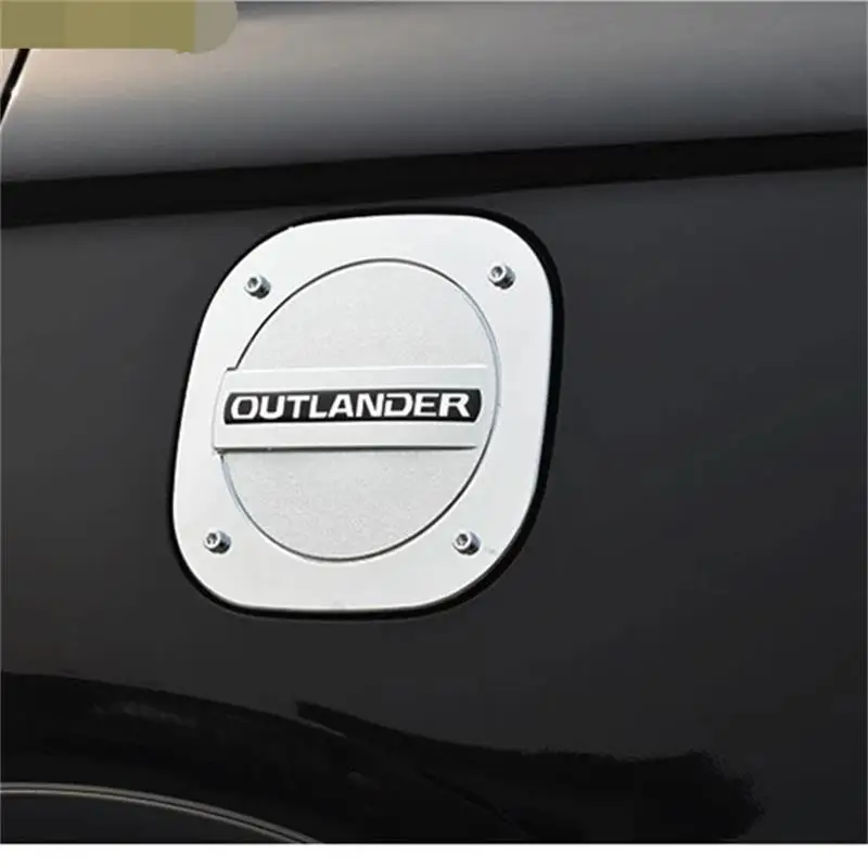 For Mitsubishi Outlander 2013-2015 2016 2017-2019-2021 ABS Body Styling Sticker Gas Fuel Oil Tank Cap Cover Trim Car Accessories