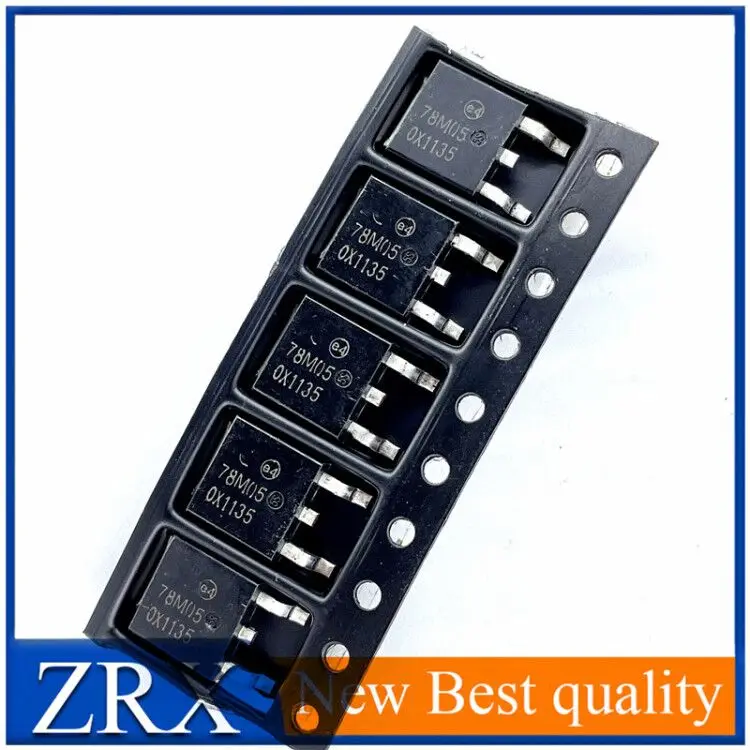 

5Pcs/Lot New Original Long Telegram CJ Patch 78 M05 three-terminal Voltage Regulator Circuit TO-252 Triode In Stock