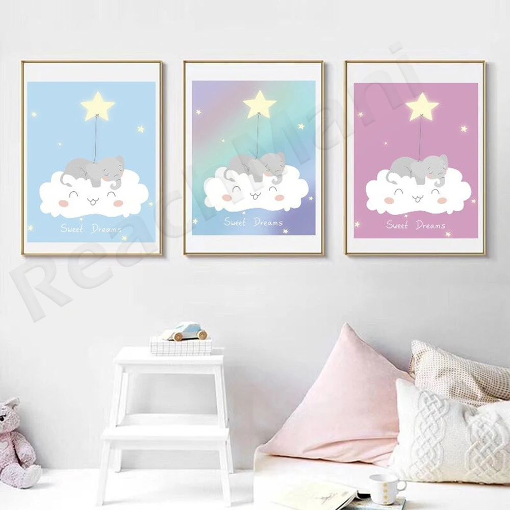 Elefanten-Drucke, Wanddekoration für das Elefanten-Kinderzimmer, digitaler Download, Elefanten-Kinderzimmer-Drucke, elefanten-Druckbare Wandkunst, Kinderzimmer