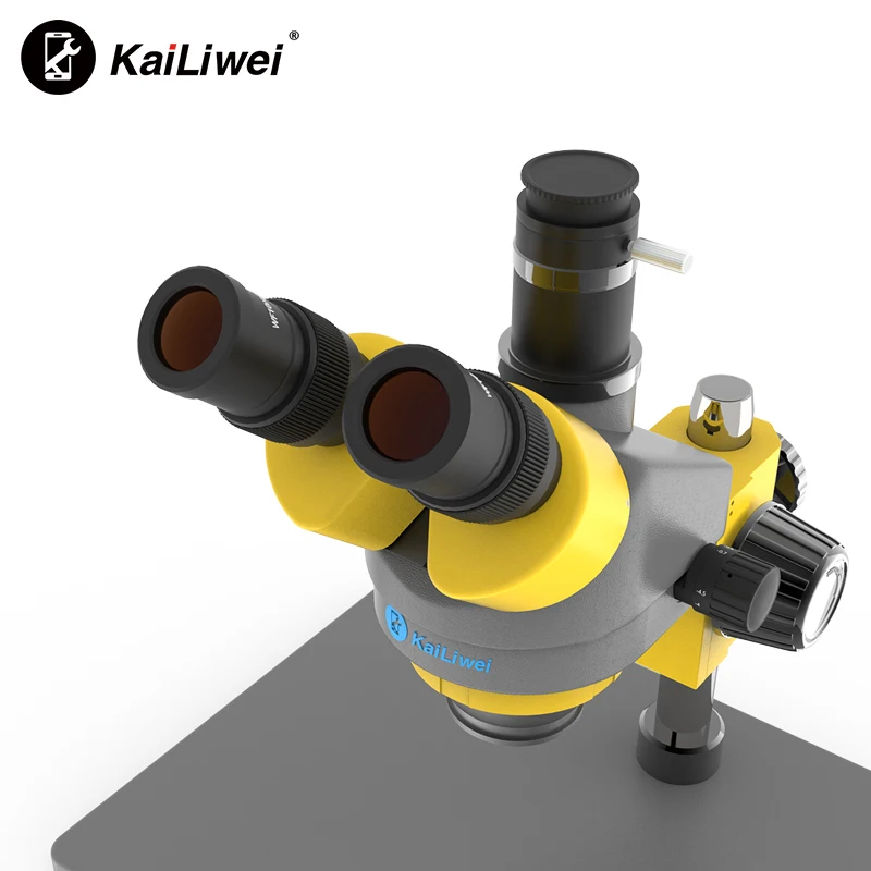 Imagem -05 - Kailiwei Large Platform Trinocular Stereo Microscópio Reparo do Telefone Móvel Inspeção Industrial