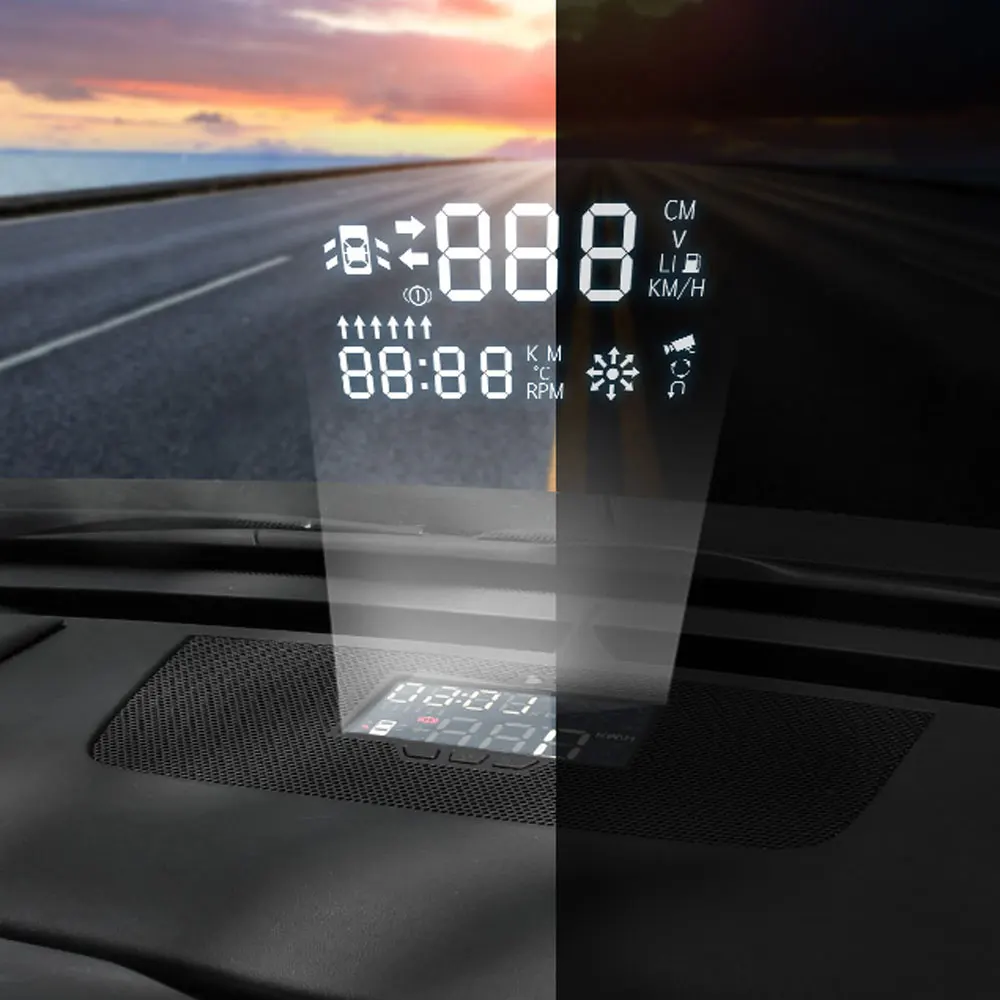 Car Electronics Car HUD Head Up Display For Lexus UX UX260h 200 2019 2020 Head-up Display Digital Speedometer OBD2 display