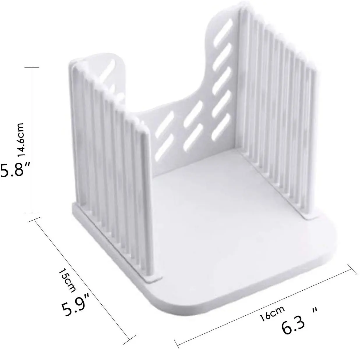 Fatiador De Pão Dobrável Compacto, Separador De Sanduíche, Ferramenta De Medição Do Pequeno Almoço Doméstico