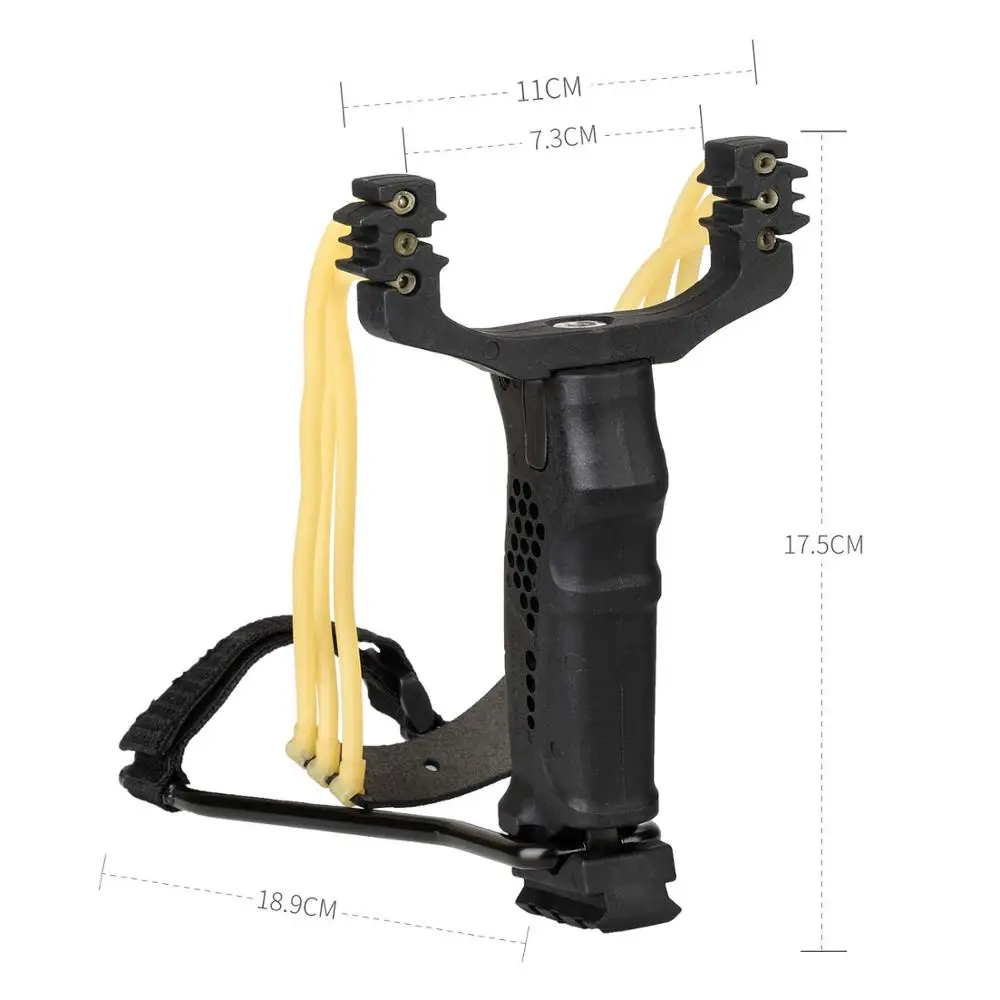 강력한 새총 전투 사냥 무거운 새총 손목 손잡이 Slingshots 전문 슬링 샷 рогатеа toy sports