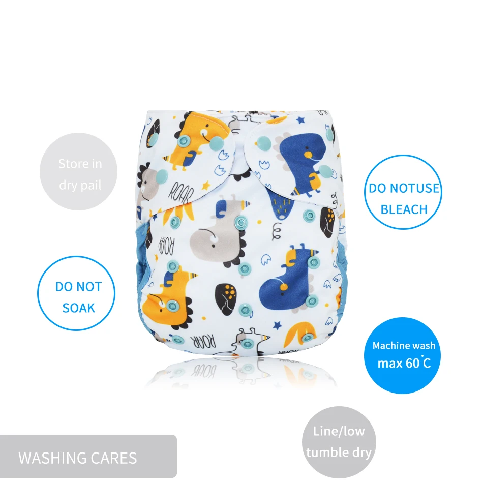 EezKoala Big XL Size Cloth Diaper Cover Washable Baby  Reusable Real Cloth Pocket Nappy Diaper Cover Wrap Nappy