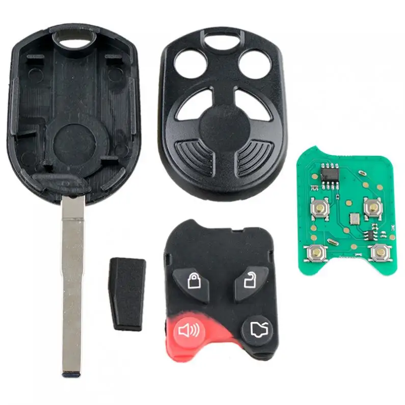 315Mhz 4 Buttons Remote Key Fob with 4D63 80Bit Chip OUCD6000022 Fit for Ford Focus 2012/2013/2014/2015/2016