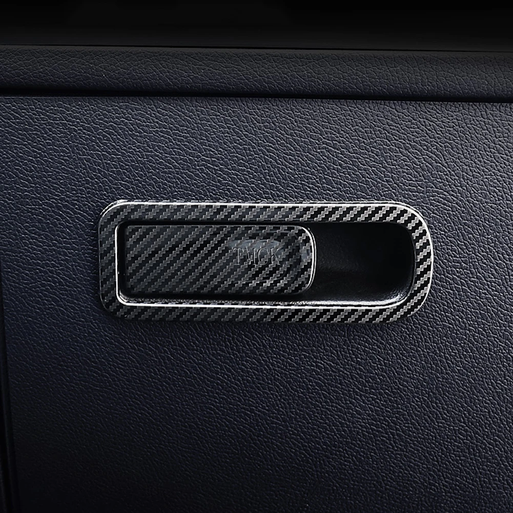For Mercedes Benz A B CLA GLB GLA Class W177 W247 C118 W118 X247 H247 Car Accessories Copilot Glove Box Handle Switch Cover Trim
