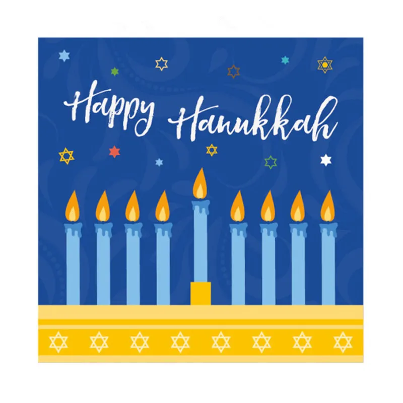 Happy Hanukkah Party Decorations Wall Hanging Banners Chanukah Party Favors Hanukkah Hanging Bunting Party Supplies