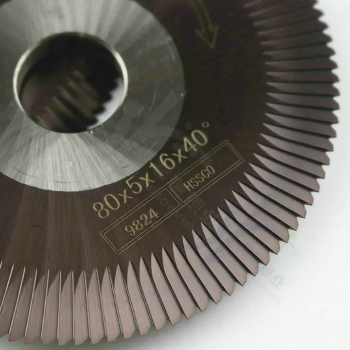 Sollevare la fresa HJ0014J 80x5x16mm per lo strumento del fabbro della tagliatrice chiave orizzontale Jing Ji P1 P2