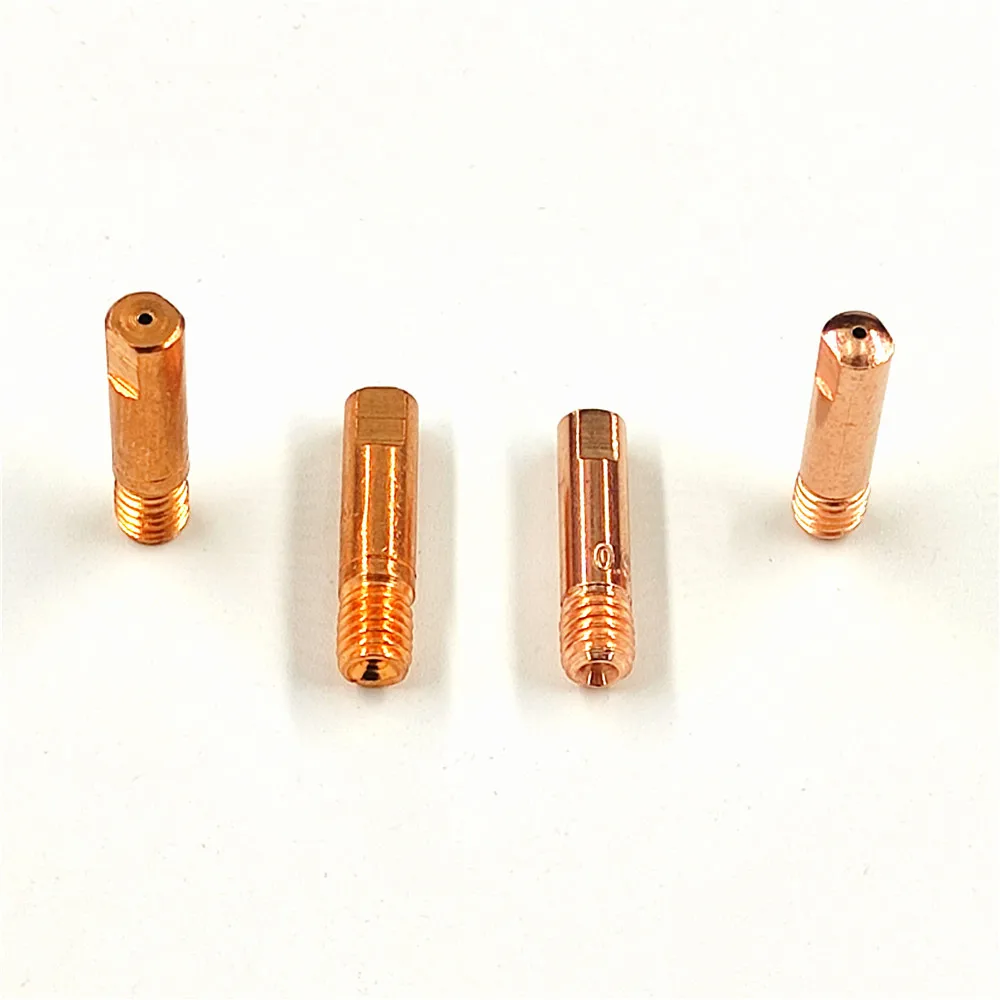 15AK Contact Tip CuCrZr/E-cu MIG Torch/Gun Consumables 0.6 0.8 0.9 1.0 1.2mm M6x25mm Welding Tips for MIG MAG Welding Torch