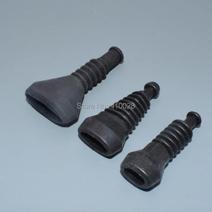 worldgolden 6pcs 1 ,2,3,4,5,6pin superseal rubber connector boot for  1.8 series, connector rubber boots cover cap