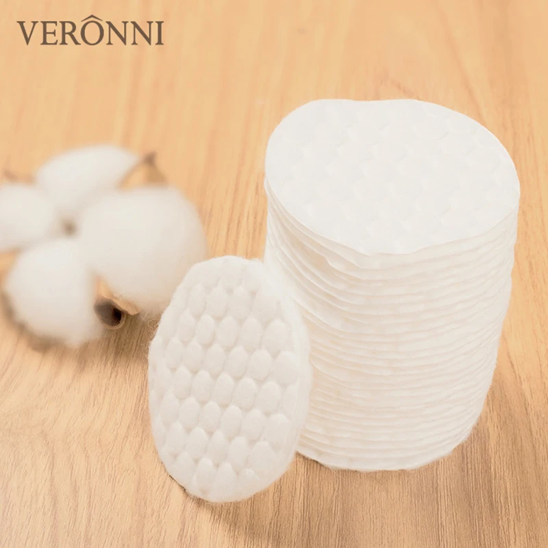 VERONNI Make Up Cosmetic Cotton Pads Wipe Pads Nail Art Cleaning Pads Soft Daily Supplies Facial Cotton Makeup Remover Tool