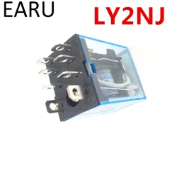 Free Shipping 1Pc LY2NJ HH62P HHC68A-2Z Electronic Micro Mini Electromagnetic Relay 10A 8PIN Coil DPDT DC12V,24V AC110V 220V Hot