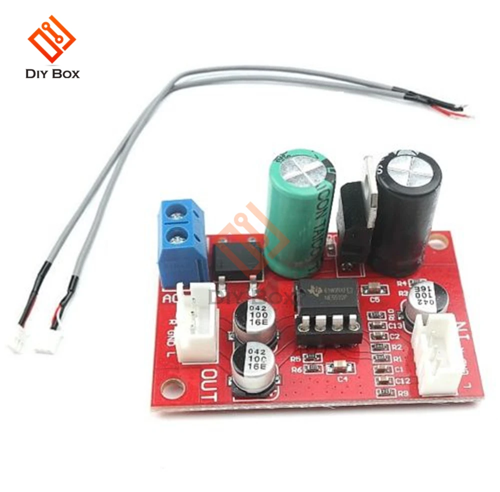 NE5532 Karaoke Board Microphone Amplifier Board DC 9-24V AC 8-16V Microfone Preamplifier Reverberation echo audio module diy kit