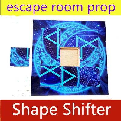 NEW Necessary props Secret room escape prop Shape Shifter prop magic mobile puzzle mechanism Remote control  9 block puzzles