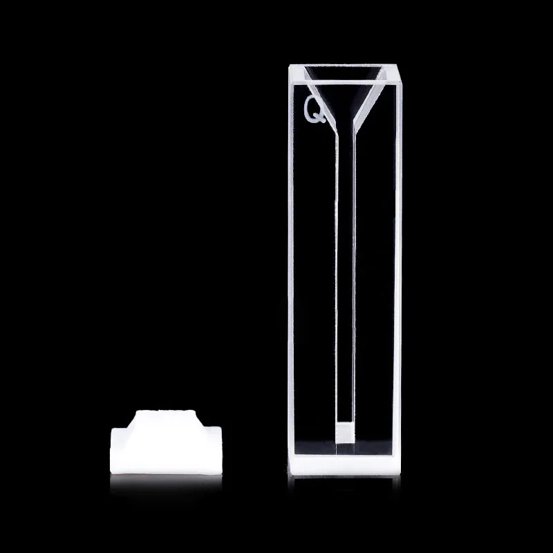 1pcs Micro quartz cuvette with lid(700ul)