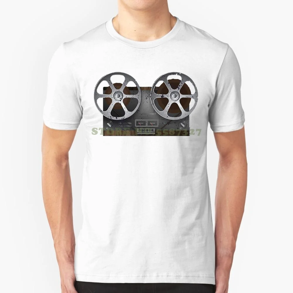 Recording Engineer Shirt Reel To Reel Tape Recorders Vintage New Fashion T Shirt Men