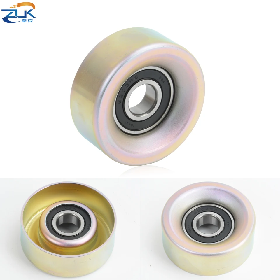 ZUK Engine Belt Tensioner Idler Pulley For HONDA FIT JAZZ GE6 GE8 CITY GM2 2009 2010 2011 2012 2013 2014 OEM:31180-RB0-J01