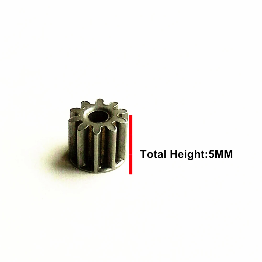 0.5M 10T 2MM Motor Main Shaft Metal Gear