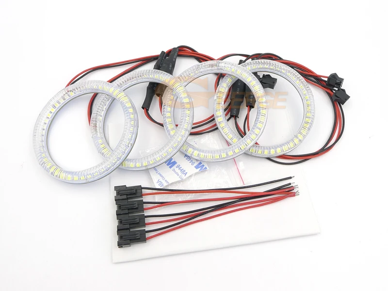 For Hyundai Grandeur TG Azera 2006 2007 2008 2009 2010 2011 Ultra Bright Day Light SMD LED Angel Eyes Kit Halo Rings