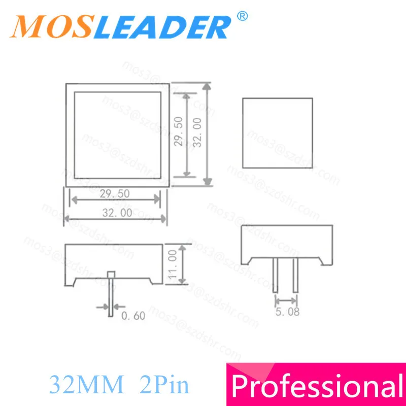 Mosleader 100Pcs Rode 32Mm Platte Buis Display 32X32 Vierkante Display Indicator Led Voor Game Speler Recreatieve machine Led Display