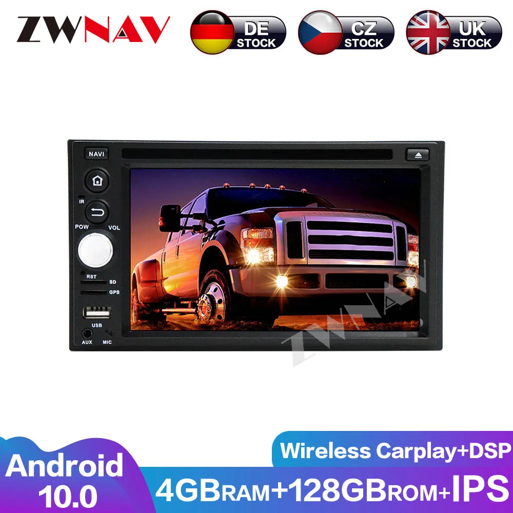 Navigtion DVD Player Excelllent Performance Car Radio 128G Touch Screen For Univeral GPS Multimedia Head Unit DSP IPS