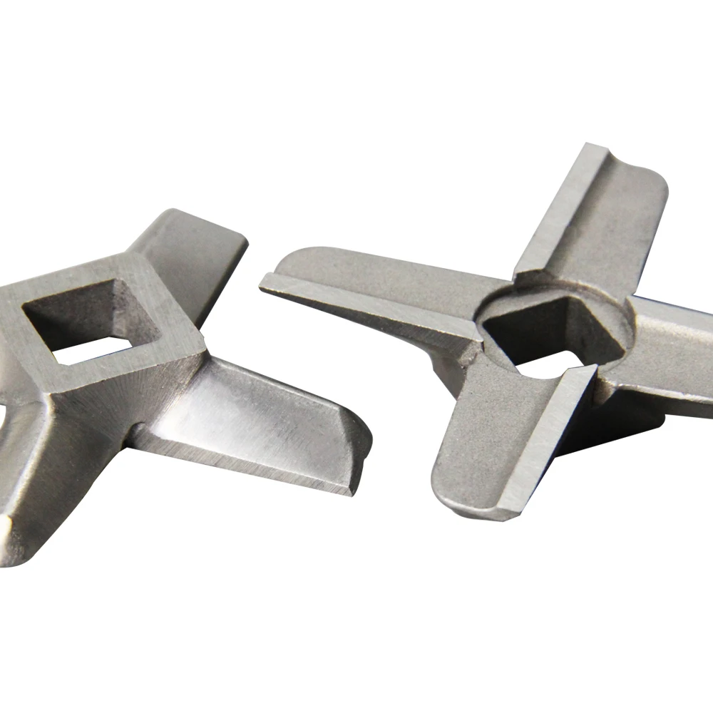 Meat Grinder Knife 8# Mincer Blade Spare Parts Replacement for Moulinex ME610 ME625 ME630 Bosch 66020 Vitek 2pcs