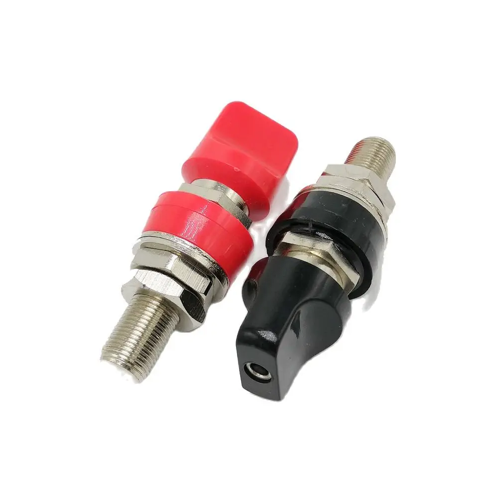 200A M12 Copper Binding Post 12mm High Current Terminal Whit 4mm Banana Socket 2Pcs/Lot