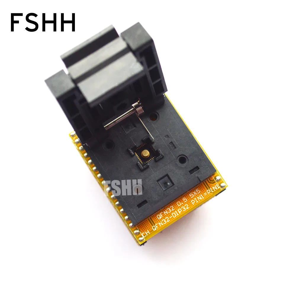 QFN32 to DIP32 Programmer Adapter WSON32 DFN32 MLF32 test socket  1pin-1pin Universal Adapter