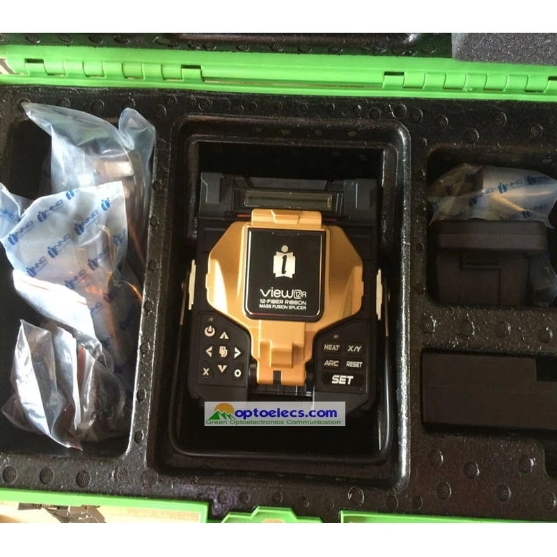 INNO View 12R V Groove Fiber Ribbon Fusion Splicer View 12R SM&MM Mass Fiber Fusion Welding Splicer with V7 cleaver fusionadora